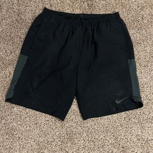 Nike dri fit running shorts large